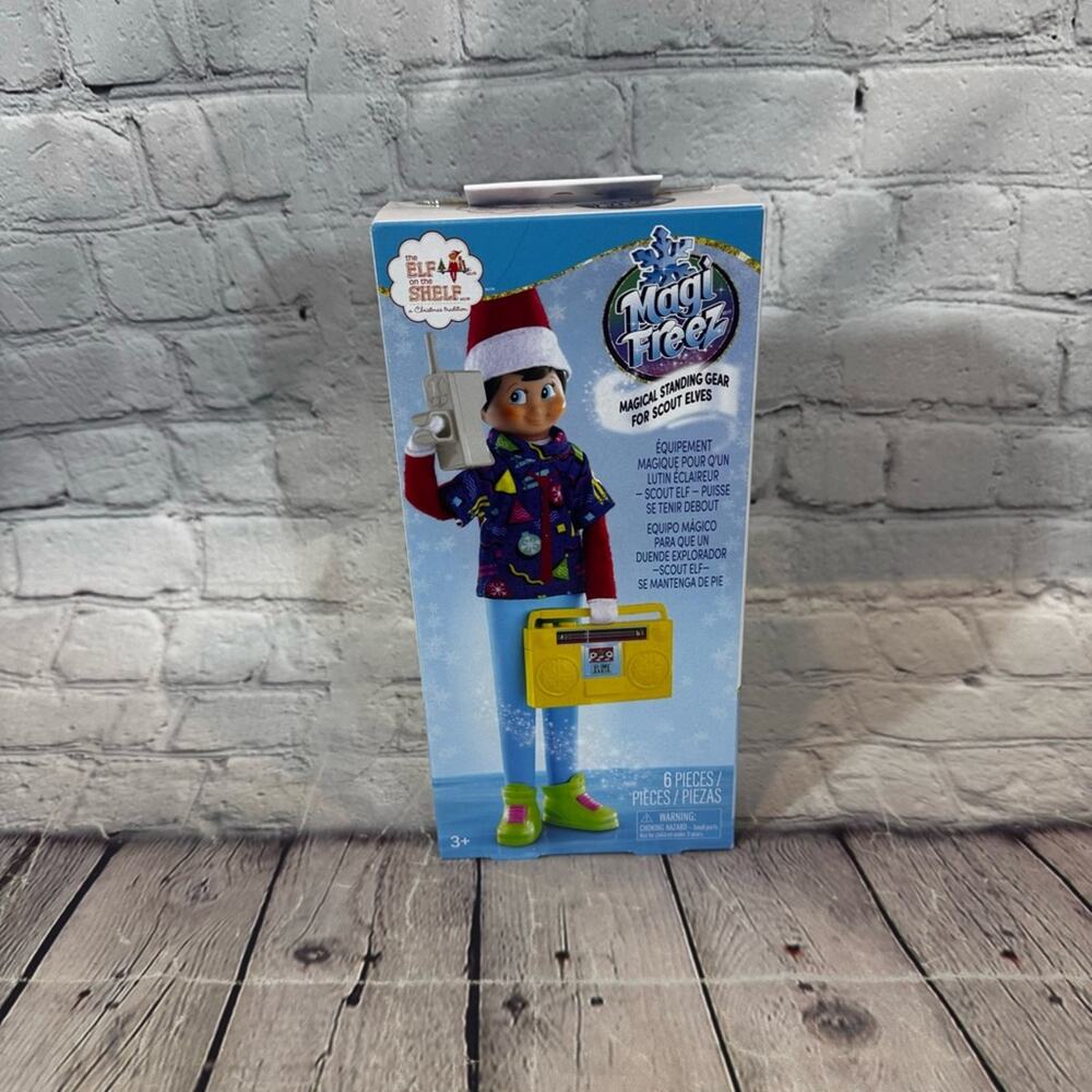 Elf on the Shelf Magic Freeze Retro Rad 80's Gear Elf Outfit